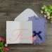DIY Laser Cut Wedding Invitation With Ribbon